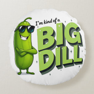 Almofada Redonda Dill Pickles Lovers Gift - Designs Engraçados de C