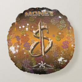 ALMOFADA REDONDA DINHEIRO