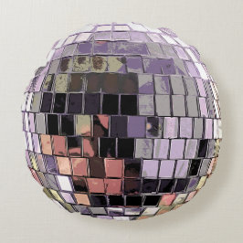 Almofada Redonda Disco Ball - Sangria