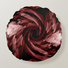 Almofada Redonda Distorções turvas 3