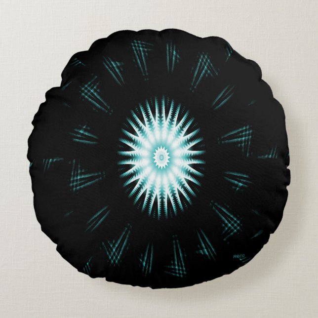 Almofada Redonda Diversão do mar....... (Frente)