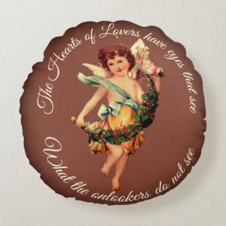 ALMOFADA REDONDA DO CUPIDO | DECORAÇÃO DE ANJO BEB