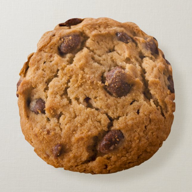 Almofada Redonda Dois Travesseiro-Chococlate Chip Cookie e Pizza (Frente)