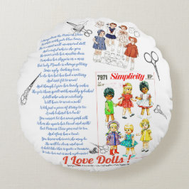 Almofada Redonda "Doll Maker"