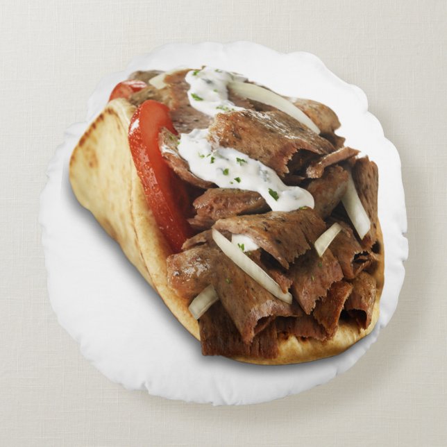 ALMOFADA REDONDA DONER KEBAB (Frente)