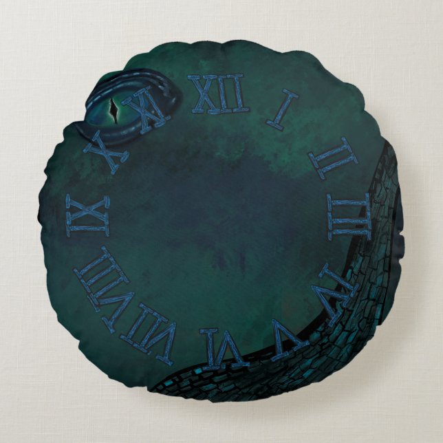 Almofada Redonda Dragões     (Frente)