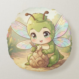 Almofada Redonda Dragonfly – Star Nectar of the Silent Night.7