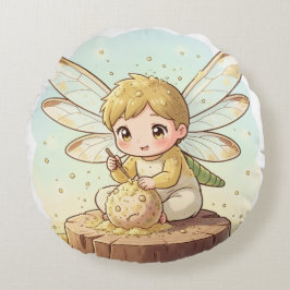 Almofada Redonda Dragonfly – Star Nectar of the Silent Night.8