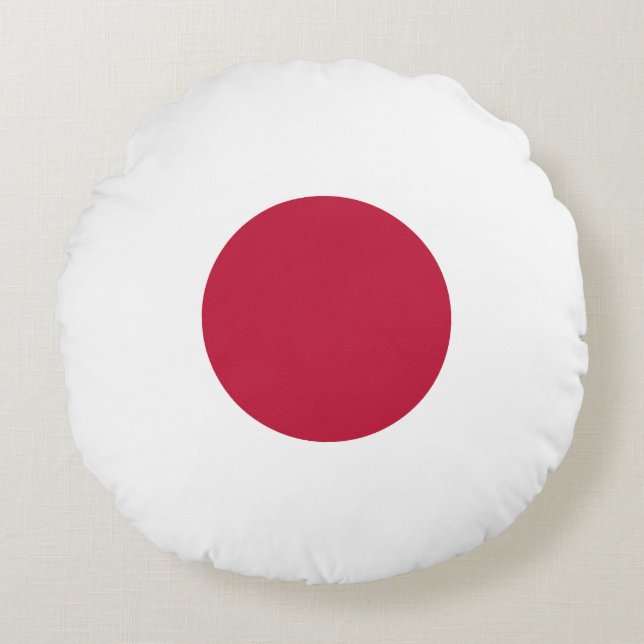 Almofada Redonda Drapeau Japon (Frente)