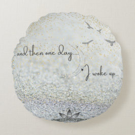 Almofada Redonda ...e então um dia Travesseiro redondo