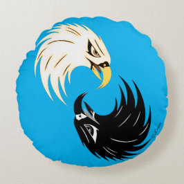 Almofada Redonda "Eagle Eye" Round Pillow - Blue