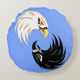 Almofada Redonda "Eagle Eye" Round Pillow - Purple