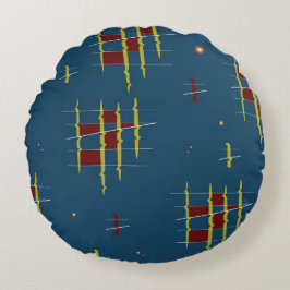 Almofada Redonda Ecos da Geometria