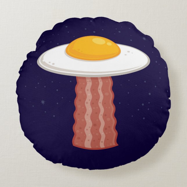 Almofada Redonda Eggstraterrestre (Frente)