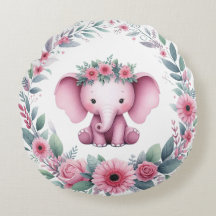 Elefante Cinto com Floral Rosa