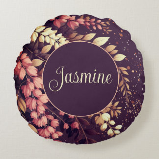 Almofada Redonda Elegante Laburnum Cascade