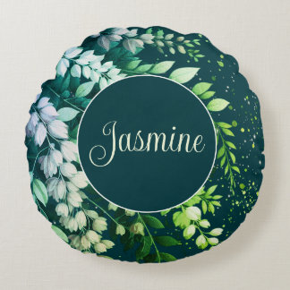 Almofada Redonda Elegante Laburnum Cascade