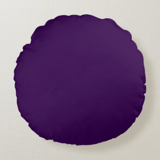 Almofada Redonda elegante travesseiro decorativo roxo profundo