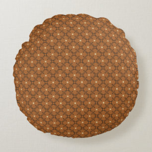 Almofada Redonda Elegante vintage quatrefoil Beethoven cobrir CC125