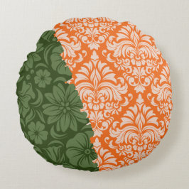 Almofada Redonda Elementos Ornamentais de luxo