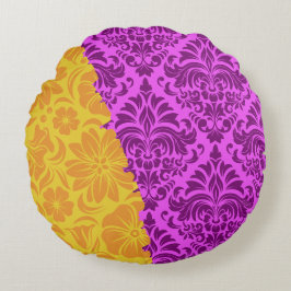 Almofada Redonda Elementos Ornamentais de luxo