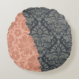 Almofada Redonda Elementos Ornamentais de luxo