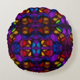 Almofada Redonda Elétrico Bloom