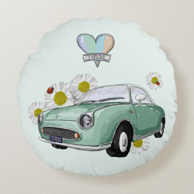 Almofada Redonda Emerald Green Figaro round pillow (Frente)