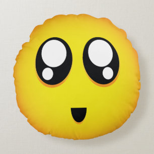 Almofada Redonda emoji bonito super