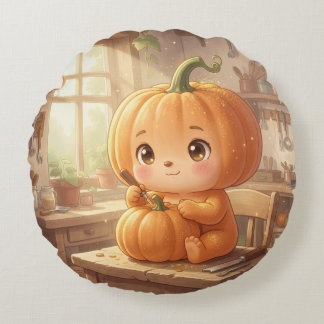 Almofada Redonda Enchanted Halloween Stories.12