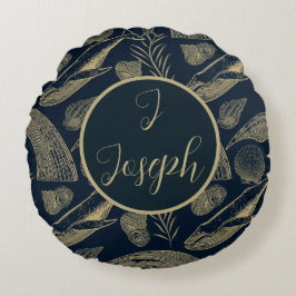 Almofada Redonda Enfermeiro de baleia náutico