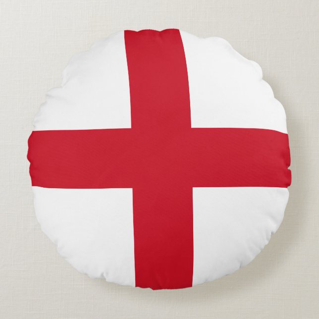 Almofada Redonda England Flag (Frente)