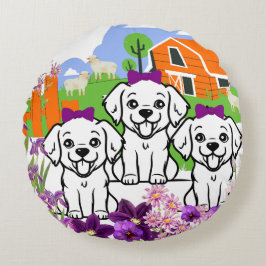 Almofada Redonda Engraçado