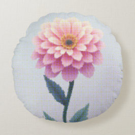 Almofada Redonda Ephemeral Petal Sketch