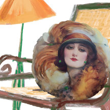 Escuridão dos olhos verdes, mulher-vintage