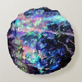 Almofada Redonda escuridão e luz: