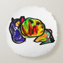 Espera de outono de gato preto