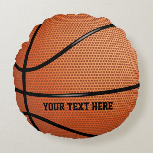 Almofada Redonda Esporte Personalizado de Basquete