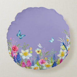Almofada Redonda estação de primavera