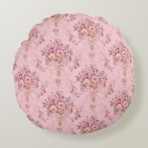 Estilo Vitoriano Rosa-Rosa Antiquado Francês Rococ