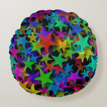 Estrelas Coloridas Arco-Íris Psicodélicas
