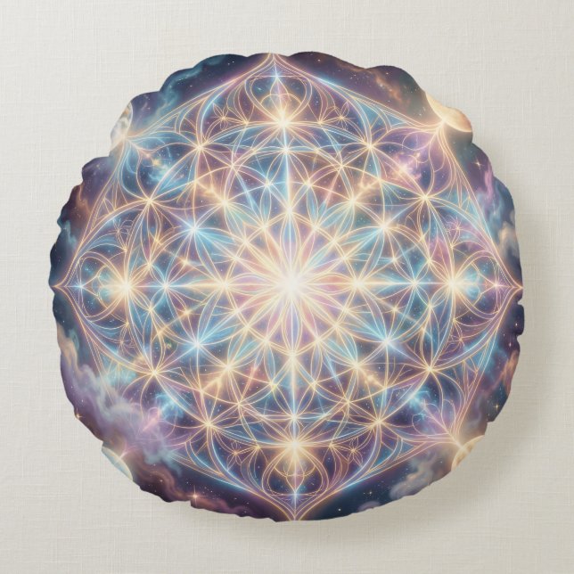Almofada Redonda Ethereal Vision – Beyond Reality33 (Frente)