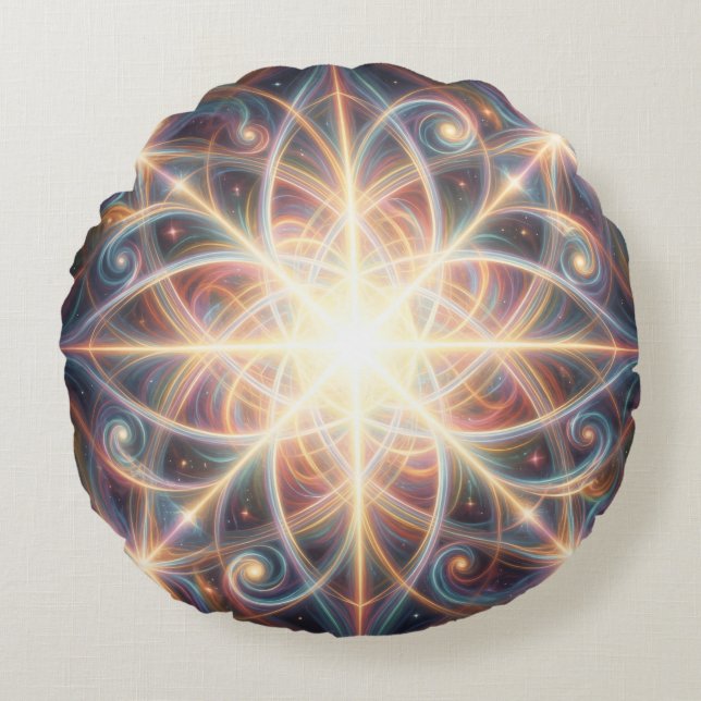 Almofada Redonda Ethereal Vision – Beyond Reality51 (Frente)
