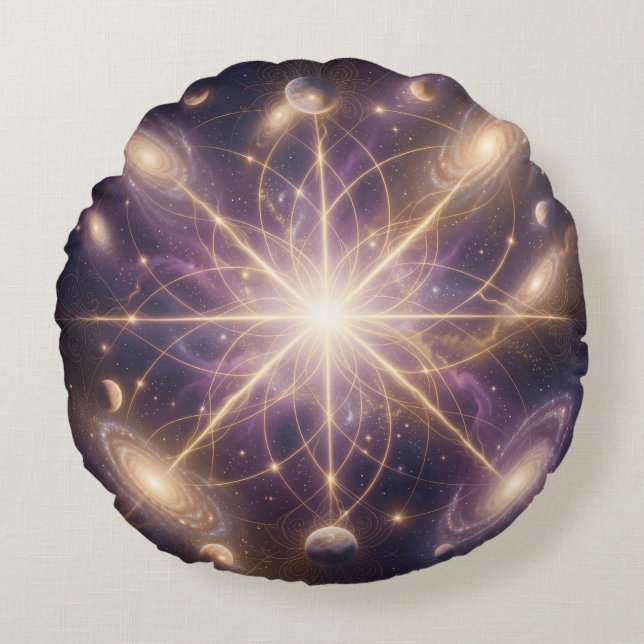 Almofada Redonda Ethereal Vision – Beyond Reality57 (Frente)