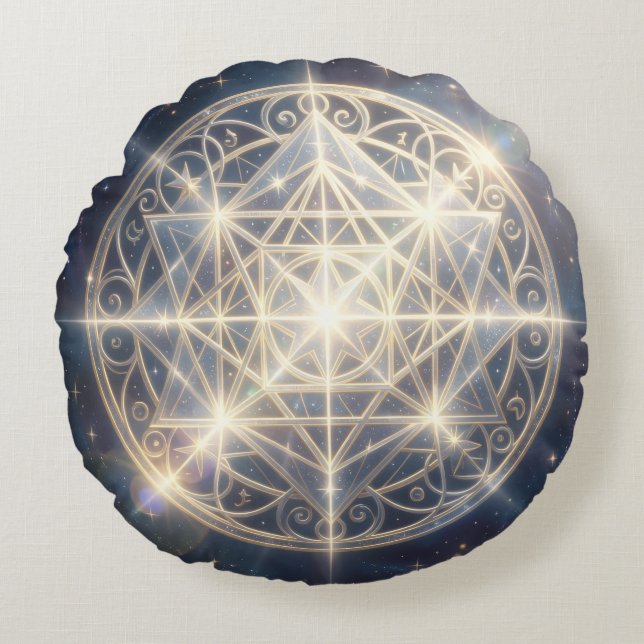 Almofada Redonda Ethereal Vision – Beyond Reality.74 (Frente)