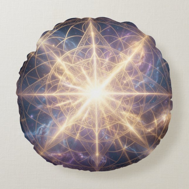 Almofada Redonda Ethereal Vision – Beyond Reality.88 (Frente)