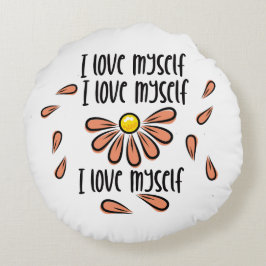 Almofada Redonda Eu me amo