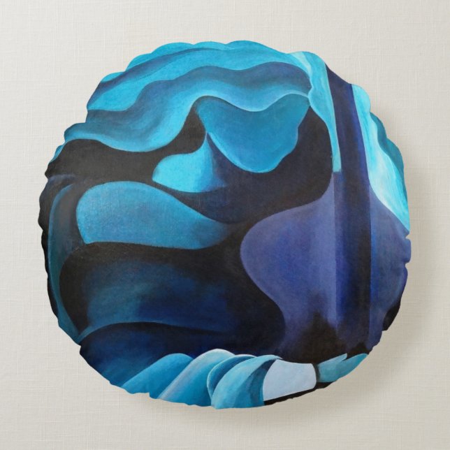 Almofada Redonda Eu ouço a música no ar 2010 (Frente)