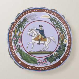 ALMOFADA REDONDA EXCELENTE SEAL DA CONFEDERAÇÃO