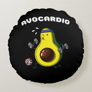Almofada Redonda Exercício de avaliação de cardio de Malhação Avoca